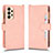 Handytasche Stand Schutzhülle Flip Leder Hülle BY2 für Samsung Galaxy A33 5G Rosegold