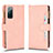 Handytasche Stand Schutzhülle Flip Leder Hülle BY2 für Samsung Galaxy S20 FE 4G Rosegold