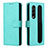 Handytasche Stand Schutzhülle Flip Leder Hülle BY2 für Samsung Galaxy Z Fold3 5G Cyan