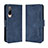 Handytasche Stand Schutzhülle Flip Leder Hülle BY3 für HTC Desire 22 Pro 5G Blau