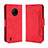 Handytasche Stand Schutzhülle Flip Leder Hülle BY3 für Nokia C200 Rot