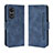 Handytasche Stand Schutzhülle Flip Leder Hülle BY3 für Oppo A1x 5G Blau