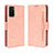Handytasche Stand Schutzhülle Flip Leder Hülle BY3 für Oppo A55S 5G Rosa