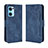 Handytasche Stand Schutzhülle Flip Leder Hülle BY3 für Oppo Find X5 Lite 5G Blau