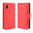 Handytasche Stand Schutzhülle Flip Leder Hülle BY3 für Samsung Galaxy A20 SC-02M SCV46 Rot