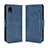 Handytasche Stand Schutzhülle Flip Leder Hülle BY3 für Samsung Galaxy A22 5G SC-56B Blau