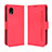 Handytasche Stand Schutzhülle Flip Leder Hülle BY3 für Samsung Galaxy A22 5G SC-56B Rot