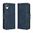 Handytasche Stand Schutzhülle Flip Leder Hülle BY3 für Samsung Galaxy A23 5G SC-56C Blau