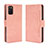 Handytasche Stand Schutzhülle Flip Leder Hülle BY3 für Samsung Galaxy F02S SM-E025F Rosa