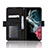 Handytasche Stand Schutzhülle Flip Leder Hülle BY3 für Samsung Galaxy S22 Ultra 5G