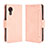 Handytasche Stand Schutzhülle Flip Leder Hülle BY3 für Samsung Galaxy XCover 5 SM-G525F Rosa