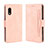 Handytasche Stand Schutzhülle Flip Leder Hülle BY3 für Samsung Galaxy XCover Pro Rosa