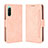 Handytasche Stand Schutzhülle Flip Leder Hülle BY3 für Sony Xperia 10 IV Rosa