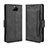 Handytasche Stand Schutzhülle Flip Leder Hülle BY3 für Sony Xperia 8 Schwarz