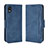 Handytasche Stand Schutzhülle Flip Leder Hülle BY3 für Sony Xperia Ace III Blau