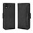 Handytasche Stand Schutzhülle Flip Leder Hülle BY3 für Sony Xperia Ace III SOG08 Schwarz