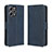 Handytasche Stand Schutzhülle Flip Leder Hülle BY3 für Xiaomi Redmi 12 4G Blau