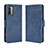 Handytasche Stand Schutzhülle Flip Leder Hülle BY3 für Xiaomi Redmi Note 9 4G Blau