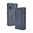 Handytasche Stand Schutzhülle Flip Leder Hülle BY4 für HTC Desire 21 Pro 5G Blau