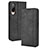 Handytasche Stand Schutzhülle Flip Leder Hülle BY4 für HTC Desire 22 Pro 5G Schwarz