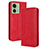 Handytasche Stand Schutzhülle Flip Leder Hülle BY4 für Motorola Moto Edge 40 5G Rot