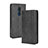 Handytasche Stand Schutzhülle Flip Leder Hülle BY4 für Nokia C3 Schwarz