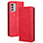 Handytasche Stand Schutzhülle Flip Leder Hülle BY4 für Nokia G60 5G Rot