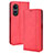 Handytasche Stand Schutzhülle Flip Leder Hülle BY4 für Oppo F23 5G Rot