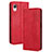 Handytasche Stand Schutzhülle Flip Leder Hülle BY4 für Samsung Galaxy A23 5G SC-56C Rot