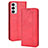 Handytasche Stand Schutzhülle Flip Leder Hülle BY4 für Samsung Galaxy F23 5G Rot