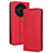 Handytasche Stand Schutzhülle Flip Leder Hülle BY4 für Sharp Aquos R8 Pro Rot