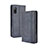 Handytasche Stand Schutzhülle Flip Leder Hülle BY4 für Sony Xperia Ace II SO-41B Blau