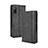 Handytasche Stand Schutzhülle Flip Leder Hülle BY4 für Sony Xperia Ace II SO-41B Schwarz