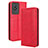 Handytasche Stand Schutzhülle Flip Leder Hülle BY4 für Vivo Y02 Rot