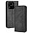 Handytasche Stand Schutzhülle Flip Leder Hülle BY4 für Xiaomi Redmi 10 India Schwarz