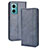 Handytasche Stand Schutzhülle Flip Leder Hülle BY4 für Xiaomi Redmi 11 Prime 5G Blau