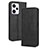 Handytasche Stand Schutzhülle Flip Leder Hülle BY4 für Xiaomi Redmi Note 12 Explorer Schwarz