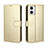 Handytasche Stand Schutzhülle Flip Leder Hülle BY5 für Motorola Moto G53 5G Gold