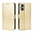 Handytasche Stand Schutzhülle Flip Leder Hülle BY5 für OnePlus Nord N20 5G Gold