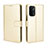 Handytasche Stand Schutzhülle Flip Leder Hülle BY5 für OnePlus Nord N200 5G Gold