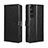 Handytasche Stand Schutzhülle Flip Leder Hülle BY5 für Sony Xperia 1 V Schwarz