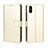 Handytasche Stand Schutzhülle Flip Leder Hülle BY5 für Xiaomi Redmi 9AT Gold