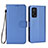 Handytasche Stand Schutzhülle Flip Leder Hülle BY6 für Xiaomi Mi 10T 5G Blau