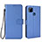 Handytasche Stand Schutzhülle Flip Leder Hülle BY6 für Xiaomi POCO C3 Blau