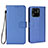 Handytasche Stand Schutzhülle Flip Leder Hülle BY6 für Xiaomi Redmi 10 Power Blau
