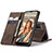 Handytasche Stand Schutzhülle Flip Leder Hülle C01S für Samsung Galaxy A03s