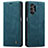 Handytasche Stand Schutzhülle Flip Leder Hülle C01S für Samsung Galaxy A13 4G Blau