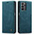 Handytasche Stand Schutzhülle Flip Leder Hülle C01S für Samsung Galaxy A23 5G Blau