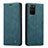 Handytasche Stand Schutzhülle Flip Leder Hülle C01S für Samsung Galaxy S20 Plus Blau