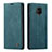 Handytasche Stand Schutzhülle Flip Leder Hülle C01S für Xiaomi Poco M2 Pro Blau
